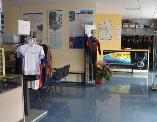 Interior de las instalaciones del centro